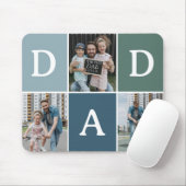 Tapis De Souris Cadeau photo moderne 'DAD' 3 (Avec souris)