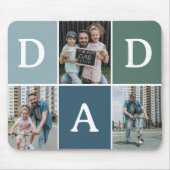 Tapis De Souris Cadeau photo moderne 'DAD' 3 (Devant)