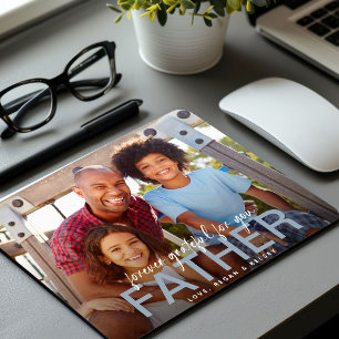 Tapis De Souris Cadeau photo pour Papa pour toujours reconnaissant