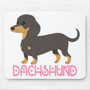 Tapis De Souris Cadeau pour amateur de chien de dessin animé Tecke