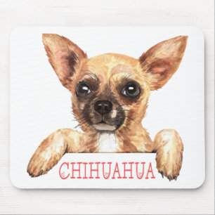 Tapis De Souris Cadeau pour amateur de chien mignon - Chihuahua aq
