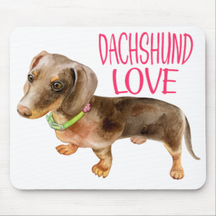 Tapis De Souris Cadeau pour amateur de chiots saucisses Doxin et d