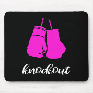 Tapis De Souris Cadeau pour femmes fan de kickboxeur knock-out