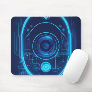 Tapis De Souris Cadeau Pour Haroon Modern 3D Grille Photo Pad