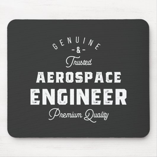 Tapis De Souris Cadeau pour ingénieur aérospatial (Devant)