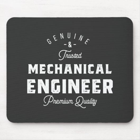 Tapis De Souris Cadeau pour ingénieur mécanique (Devant)