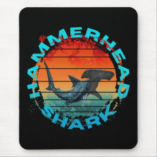 Tapis De Souris Cadeau pour les pêcheurs de requins marteaux amate