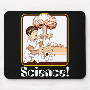Tapis De Souris Cadeau scientifique vintage drôle bombe atomique r
