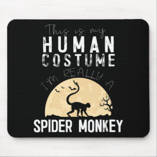 Tapis De Souris Cadeau Spider   Araignée costumée humaine d'Hallow