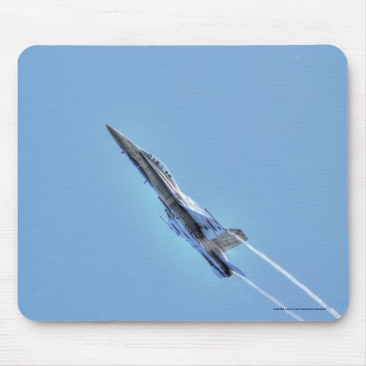 Tapis De Souris Cadeau Supersonic Airforce Jet-Fighter Designer (Devant)