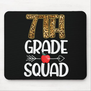Tapis De Souris Cadeau Thèmes de léopard pour la 7e année Septième