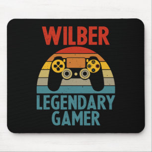 Tapis De Souris Cadeau Wilber Nom Personnalisé Drôle Geek Jeux Vid