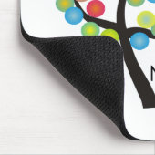 Tapis De Souris Cadeaux Artsy de conception d'arbre de praticienne (Coin)