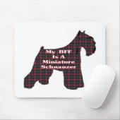 Tapis De Souris Cadeaux BFF Schnauzer Miniature (Avec souris)