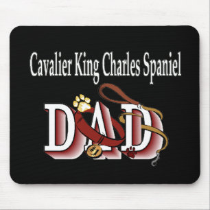 Tapis De Souris Cadeaux cavaliers de PAPA d'épagneul du Roi