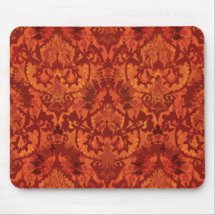 Tapis De Souris Cadeaux cramoisis de Fleur de lis de jardin