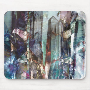 Tapis De Souris Cadeaux cristallins du résumé 2