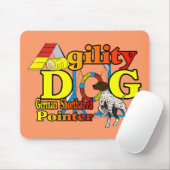 Tapis De Souris Cadeaux d'agilité pointé allemand (Avec souris)