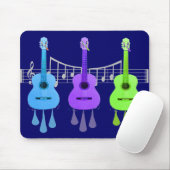 Tapis De Souris Cadeaux d'amants de guitare (Avec souris)