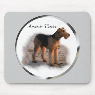 Tapis De Souris Cadeaux d'art Airedale Terrier