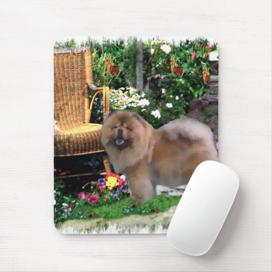 Tapis De Souris Cadeaux d'art Chow Chow (Avec souris)
