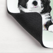 Tapis De Souris Cadeaux d'art Collie Frontière (Coin)