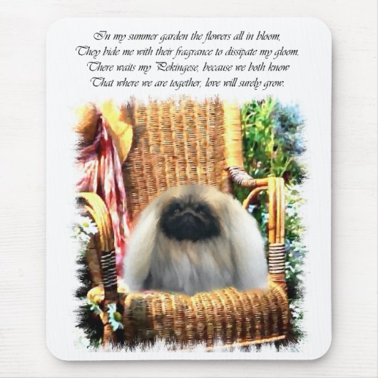 Tapis De Souris Cadeaux d'art Pekingese (Devant)