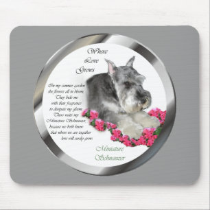Tapis De Souris Cadeaux d'art Schnauzer miniature