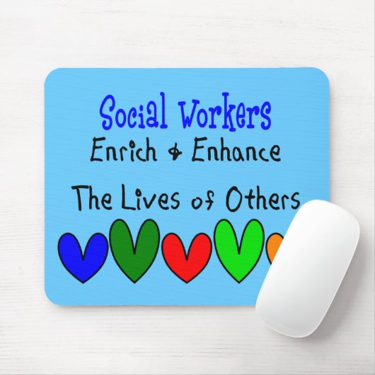 Tapis De Souris Cadeaux d'assistant social (Avec souris)