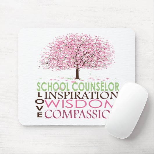 Tapis De Souris Cadeaux de conseiller d'école (Avec souris)