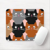 TAPIS DE SOURIS CADEAUX DE CUISSON ART CAT MOUSEPAD (Avec souris)