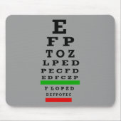 Tapis De Souris Cadeaux de DIAGRAMME d'OEIL (Devant)