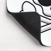 Tapis De Souris Cadeaux de mariée crâne (Coin)