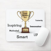 Tapis De Souris Cadeaux de Merci pour le patron (Avec souris)