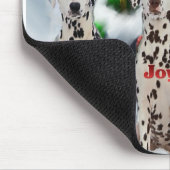 Tapis De Souris Cadeaux de Noël dalmate (Coin)