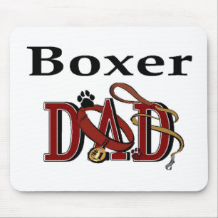 Tapis De Souris Cadeaux de papa de boxeur