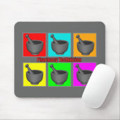 Tapis De Souris Cadeaux de Popart de technicien de pharmacie (Avec souris)