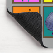 Tapis De Souris Cadeaux de Popart de tricot (Coin)