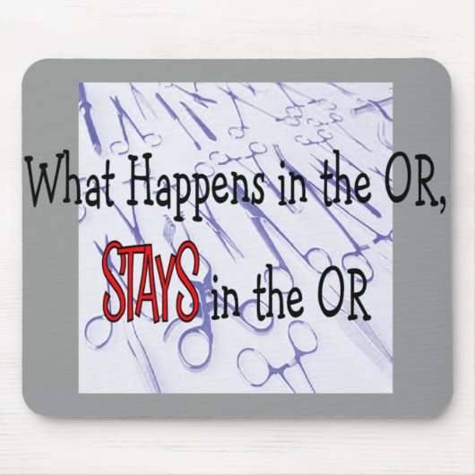 Tapis De Souris Cadeaux de professionnels de chirurgie (Devant)