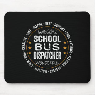 Tapis De Souris Cadeaux de répartiteur d'autobus scolaire Apprécia