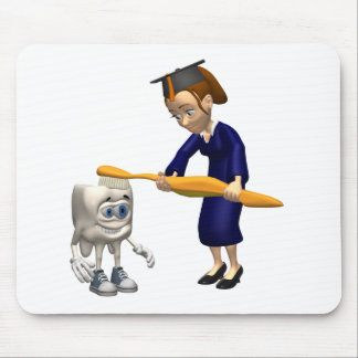 Tapis De Souris Cadeaux dentaires d'obtention du diplôme d'hygiène