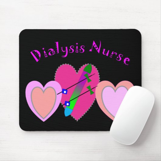 Tapis De Souris Cadeaux d'infirmière de dialyse (Avec souris)