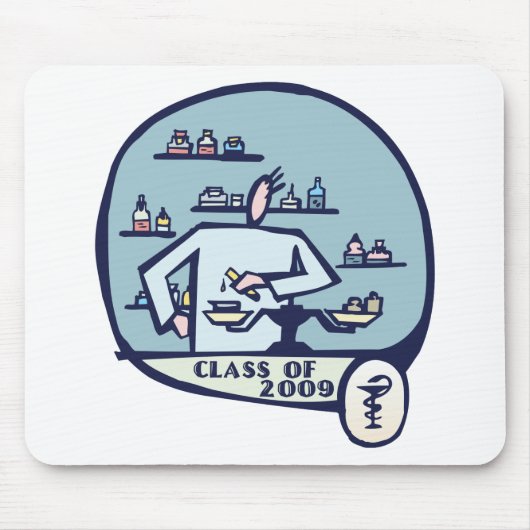 Tapis De Souris Cadeaux d'obtention du diplôme de pharmacien (Devant)