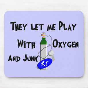 Tapis De Souris Cadeaux drôles de thérapeute respiratoire