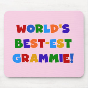 Tapis De Souris Cadeaux du Meilleur-est Grammie du monde lumineux 