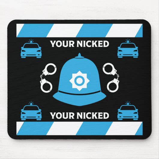 Tapis De Souris Cadeaux Et Accessoires De Police Britannique (Devant)