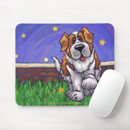 Tapis De Souris Cadeaux et accessoires St. Bernard (Avec souris)