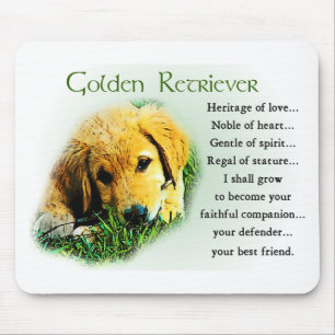 Tapis De Souris Cadeaux Golden Retriever