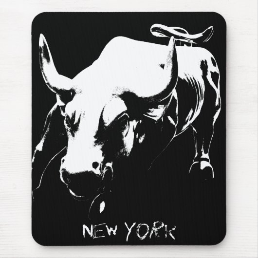 Tapis De Souris Cadeaux New York Mousepad Bull Landmark New York (Devant)