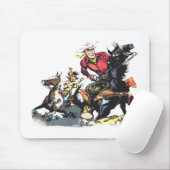 Tapis De Souris Cadeaux rouges vintages de Ryder (Avec souris)